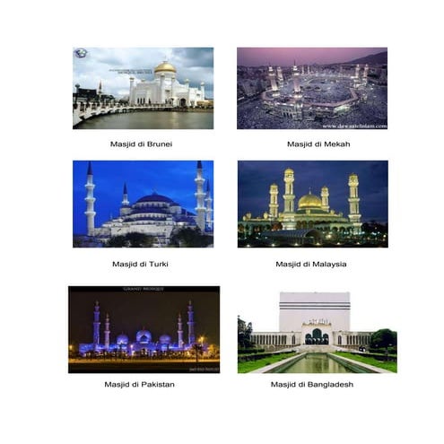 Masjid Masjid Di Dunia Docx
