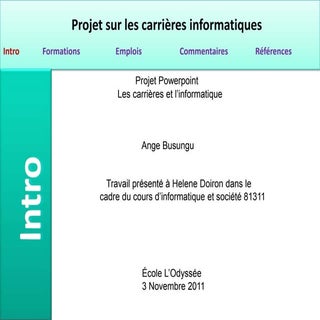 Projet Powerpoint
