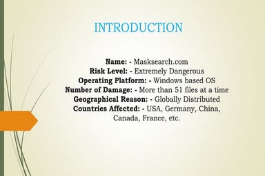 How To Uninstall Masksearch.com