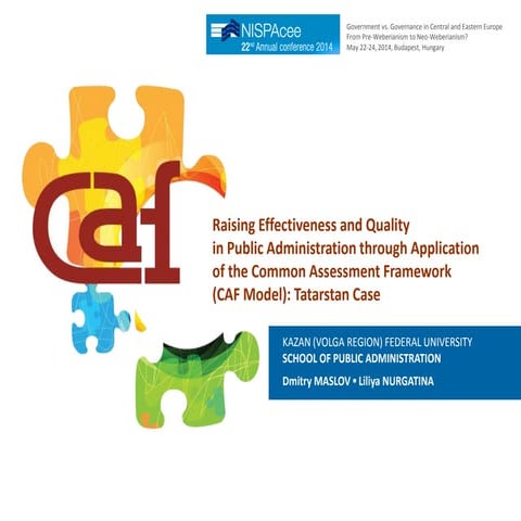 Dmitry Maslov NISPAcee 2014 Conference CAF in Tatarstan