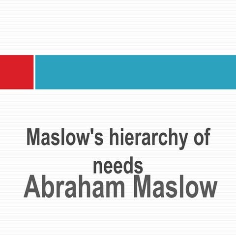 Maslow