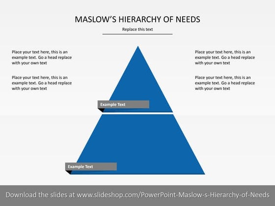Maslow's hierarchy of needs | PPT