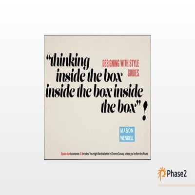 Thinking Inside the Box Inside the Box Inside the Box