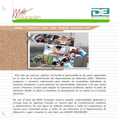 Mas por la educacion enero 2016