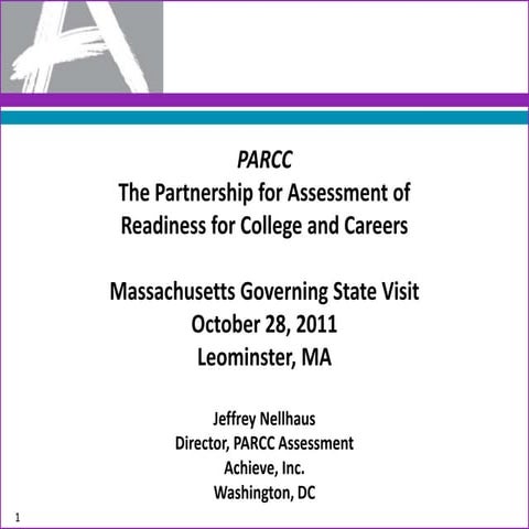 What Is the PARCC Assessment? How Will It Work, and Who Will Benefit?