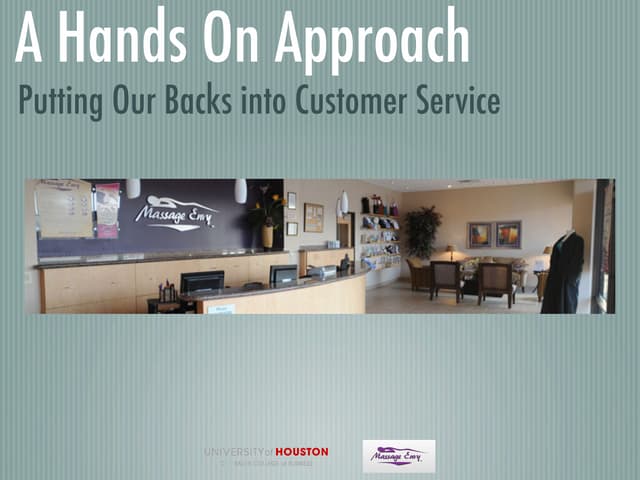 Outside Consultant - Organizational Behavior Project (Massage Envy)