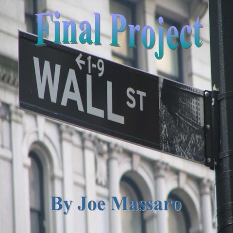 Massaro final project career planing