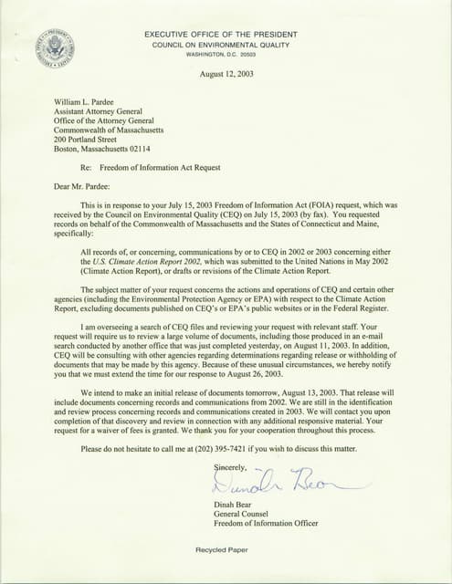 CAR Request 11.12.03