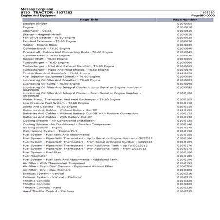 MASSEY FERGUSON PARTS MANUAL PDF FREE DOWNLOAD visual data 4