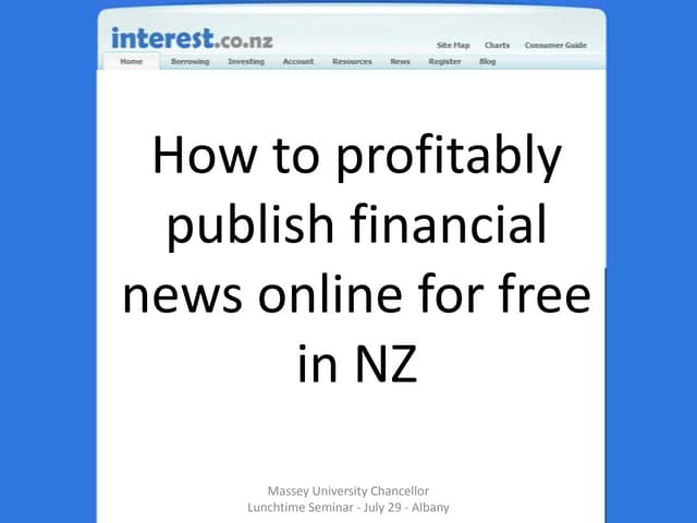 Massey Uni July29 Making Money Online Clean