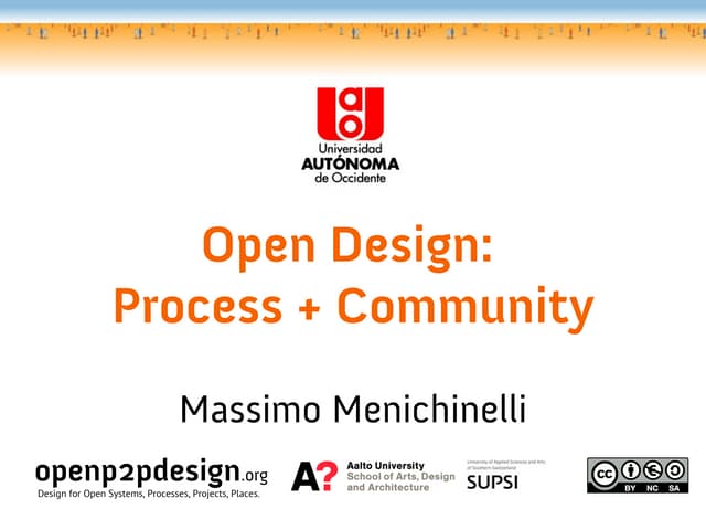 Open Design: Process + Community @ ...