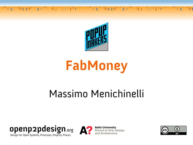 FabMoney @ Pop Up Makers.19.06.2013
