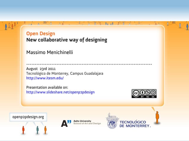 Open Design @ Tec Guadalajara - Mexico - 23/08/2011