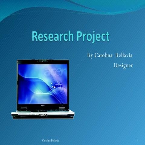 Massive Research Project Presentation 