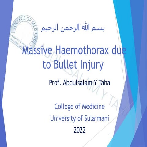 Massive Haemothorax due to Bullet Injury.pdf