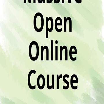 Massive Open Online Course in Media and Information Literacy