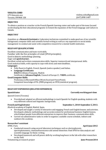 Resume 