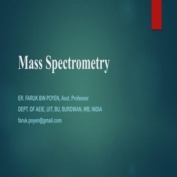 Mass Spectrometry