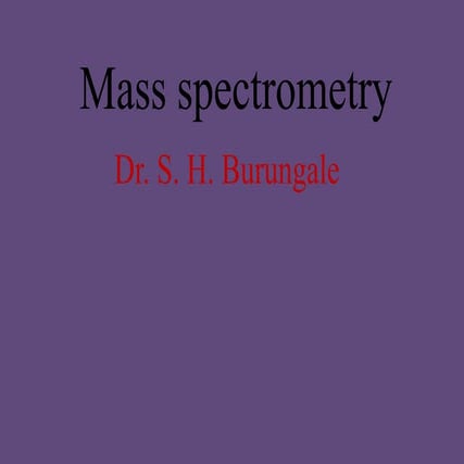 Mass spectrometry