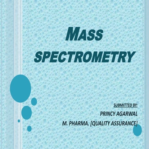 Mass spectrometry 
