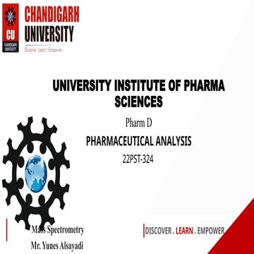 Mass Spectrometry for Pharmacy studnets.pptx
