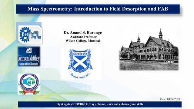 Mass Spectrometry Introduction to Field Desorption and FAB.pdf
