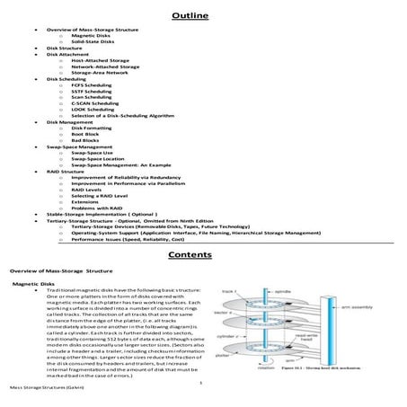 Mass storagestructure pre-final-formatting