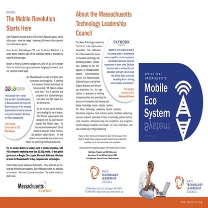 MassTLC Mobile Eco System