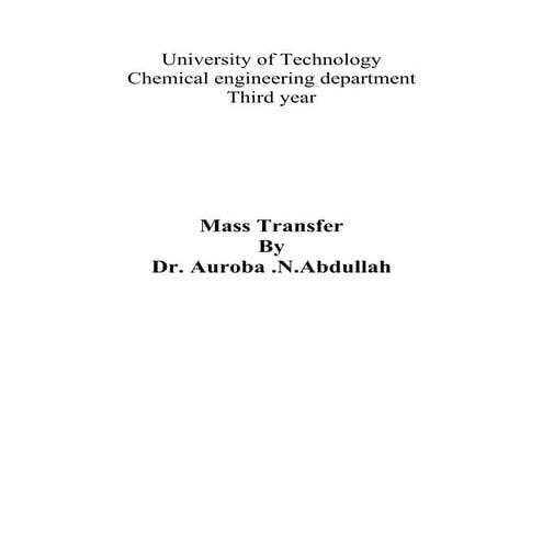 Mass transfer  192