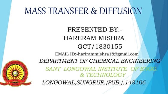 Mass transfer | PPT