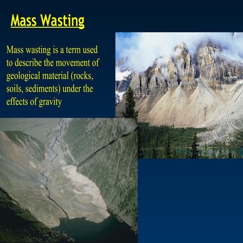 Mass wasting - 2, types, classification.ppt