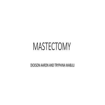 MASTECTOMY.pptx