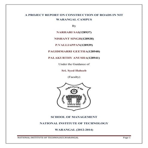 road construction project