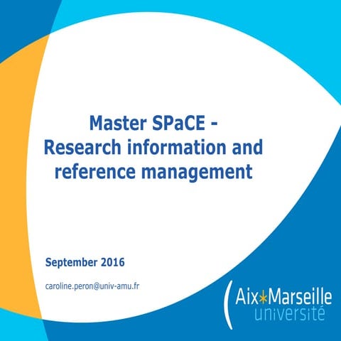 Master Space 2016