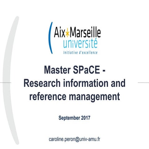 Master space 2017