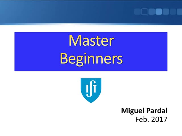 Master Beginners
