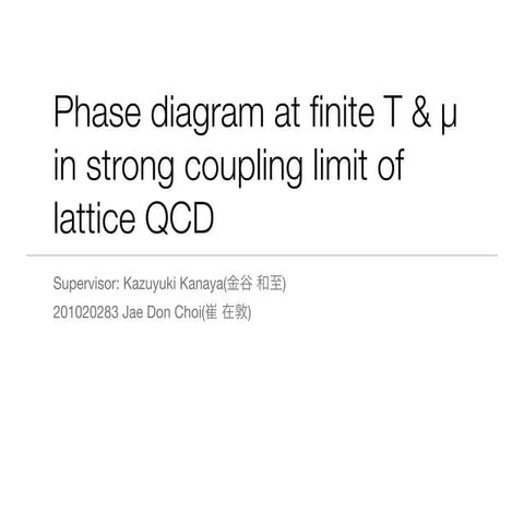 Phase diagram at finite T & Mu in strong coupling limit of lattice QCD