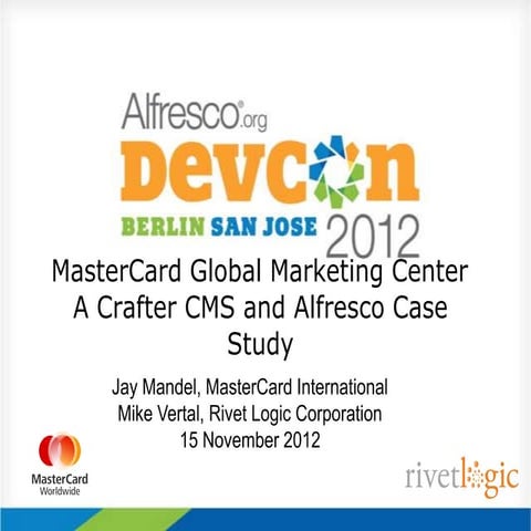The Global Marketing Center: A Crafter CMS and Alfresco Case Study