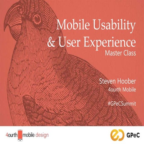 Mobile Usability and User Experience