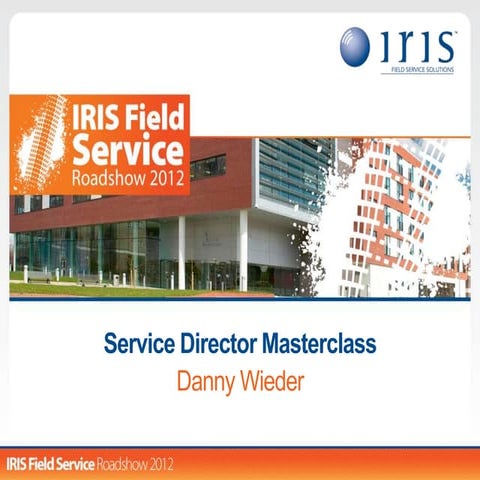 IRIS Service Director Masterclass