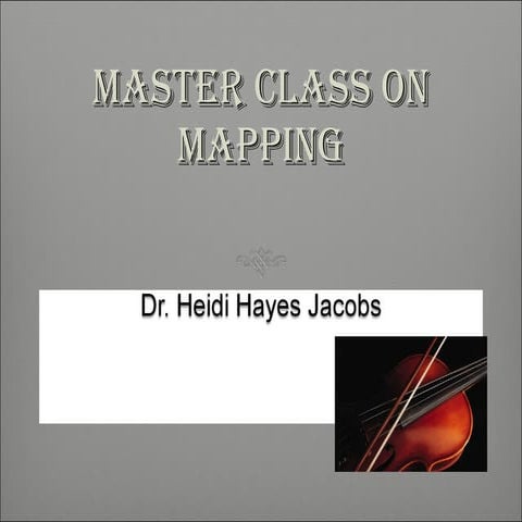 Master class on mapping basic