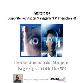 Masterclass Interactive PR & Corpor...