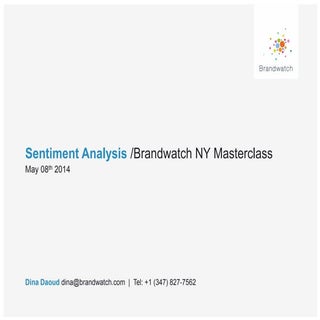 Brandwatch Masterclass: Social Medi...