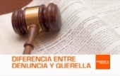 MasterD - Diferencia entre denuncia y querella