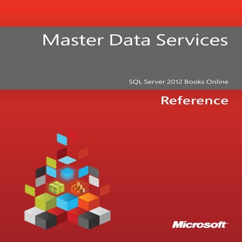Introduccion a SQL Server Master Data Services