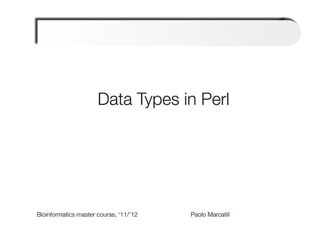 Master datatypes 2011