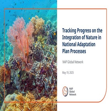 Tracking Progress on the Integration of Nature in National Adaptation Plan Pr...