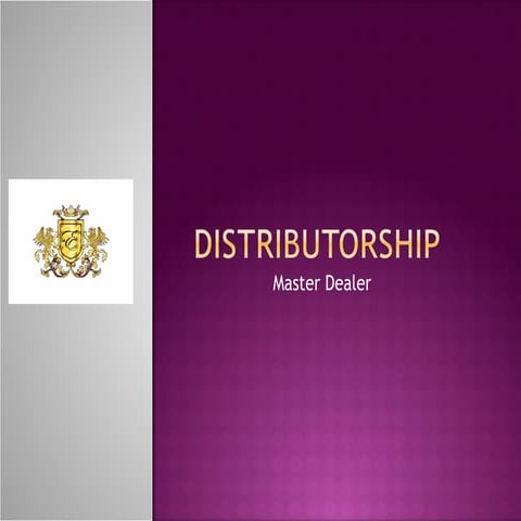 Master distributorship