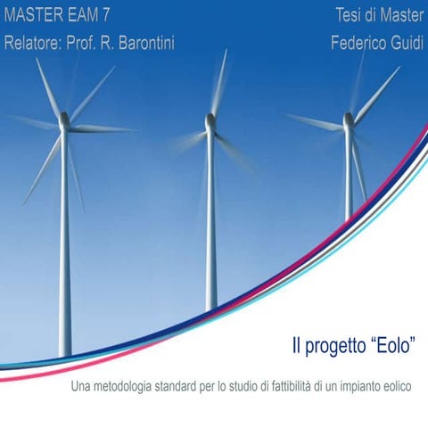 .Master EAM7 - Il progetto "Eolo"