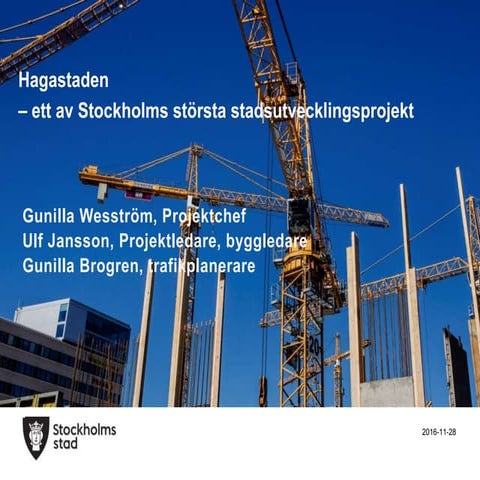 Informationsmöte Hagastaden 23 november